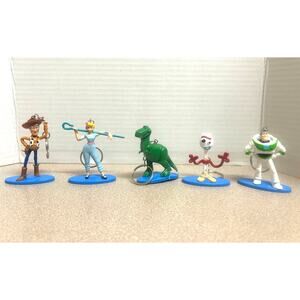 Disney Pixar Toy Story 4 Custom Made Key Chain Lot Bo-Peep-Woody-Buzz-Forky-Rex